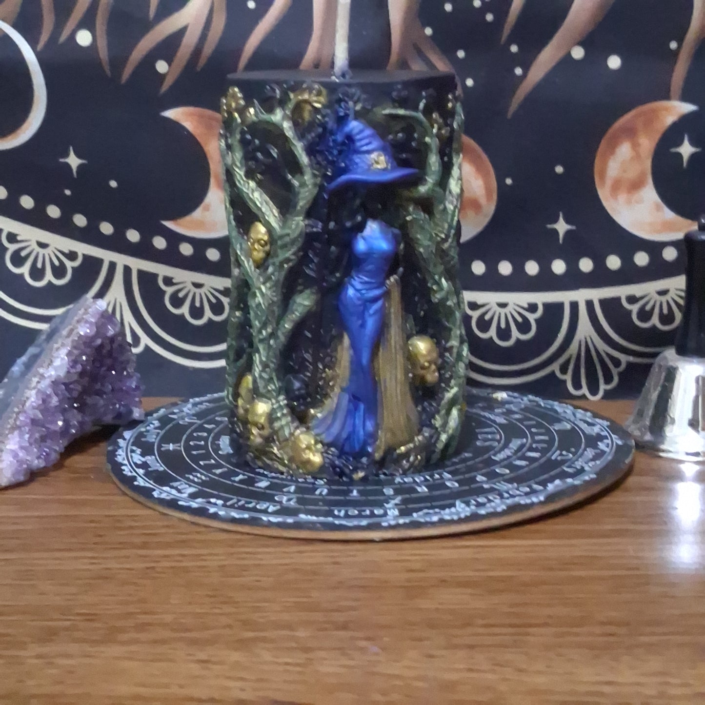 Artemis Goddess of the Hunt Ritual Witch Pillar Candle