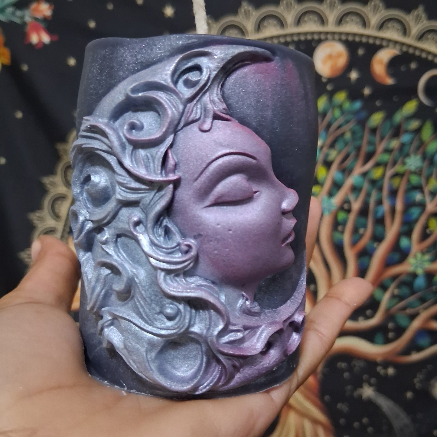 Diana's Light Moon Goddess Fertility Spell Candle