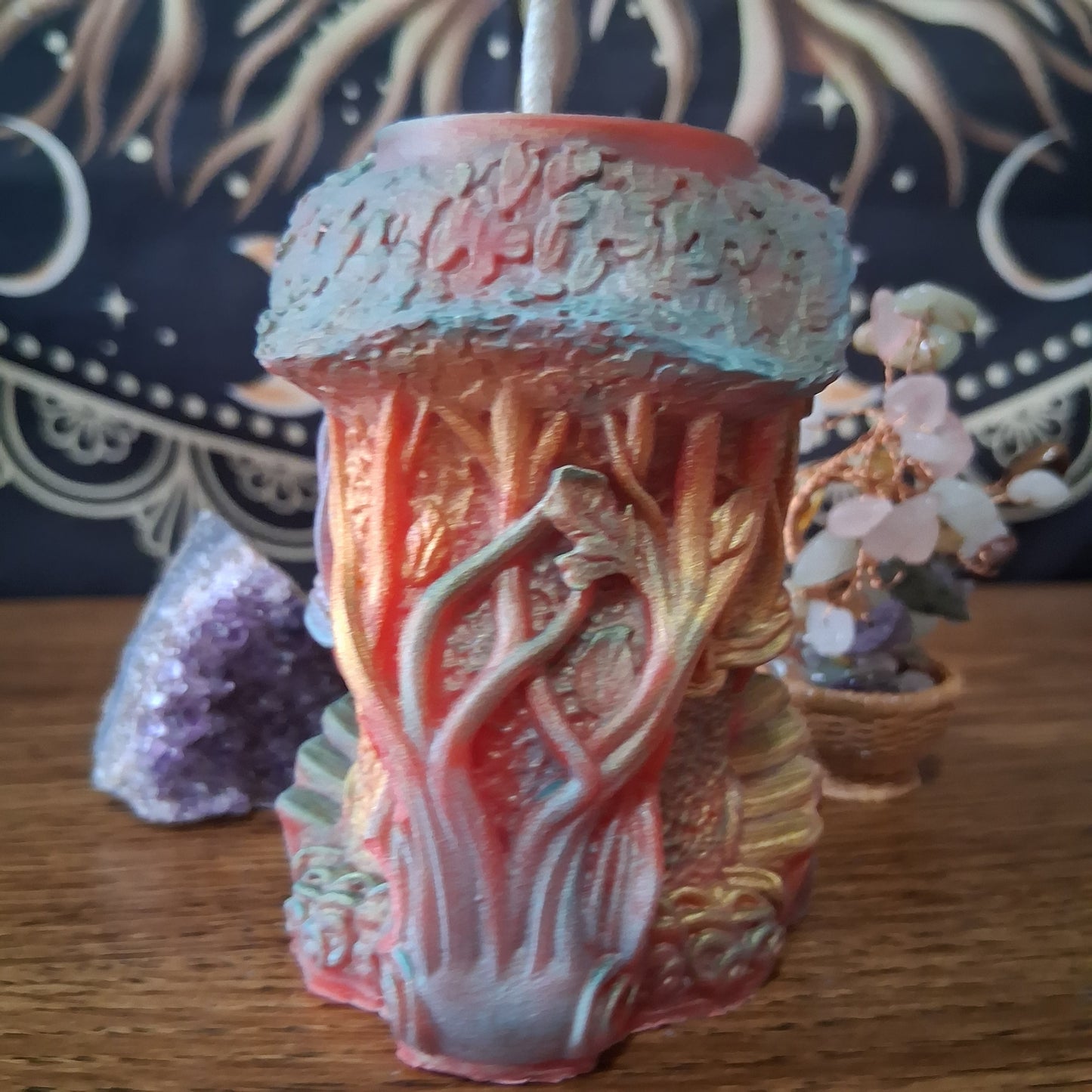 The Fae's Gingerbread Getaway Treehouse Candle