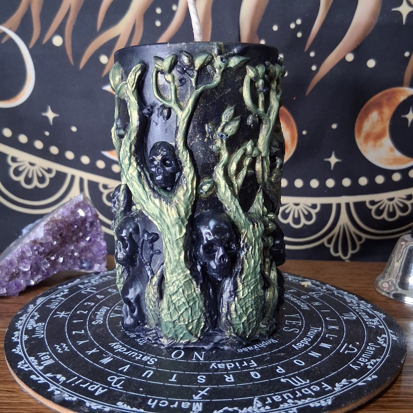 Artemis Goddess of the Hunt Ritual Witch Pillar Candle