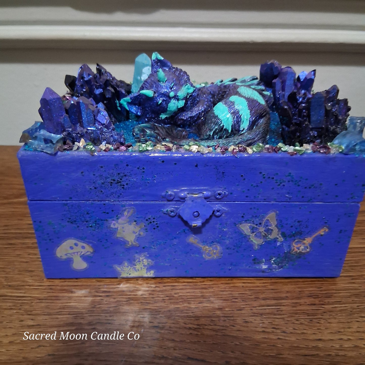 Blue Cat Dragon Apothecary Box