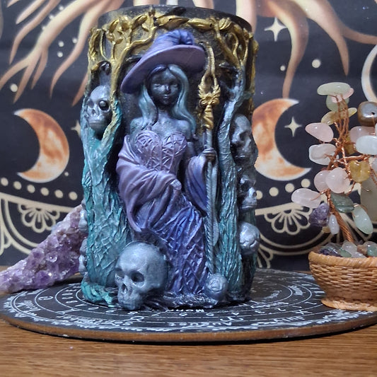 Aphrodite's Cove Witch Pillar Ritual Candle
