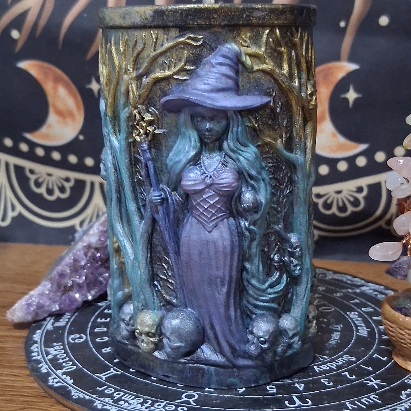Aphrodite's Cove Witch Pillar Ritual Candle