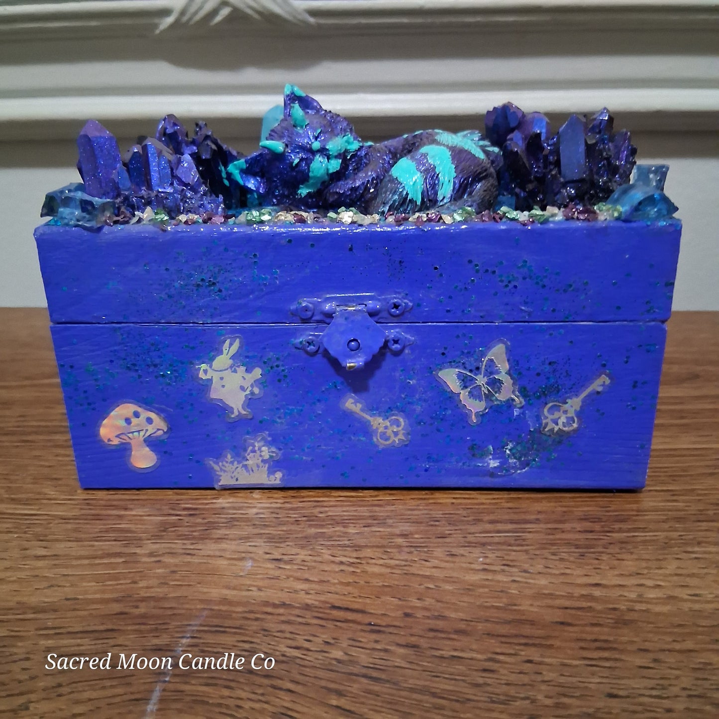 Blue Cat Dragon Apothecary Box