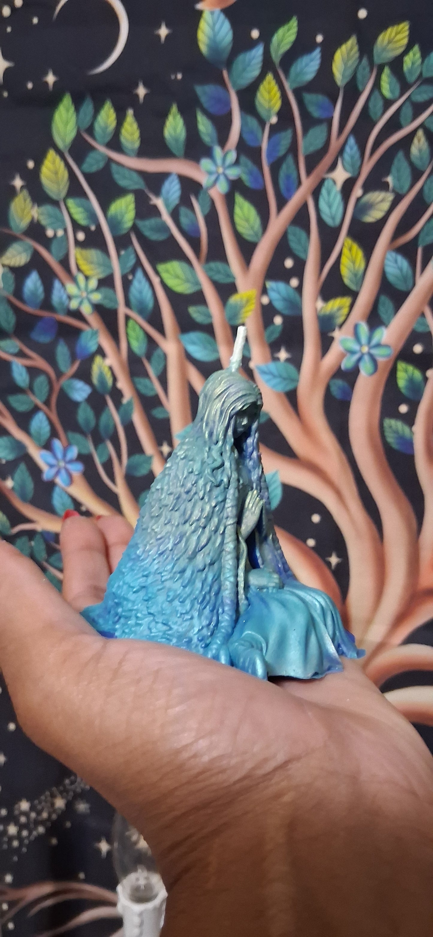 Yemaya's Embrace Praying Goddess Ritual Candle