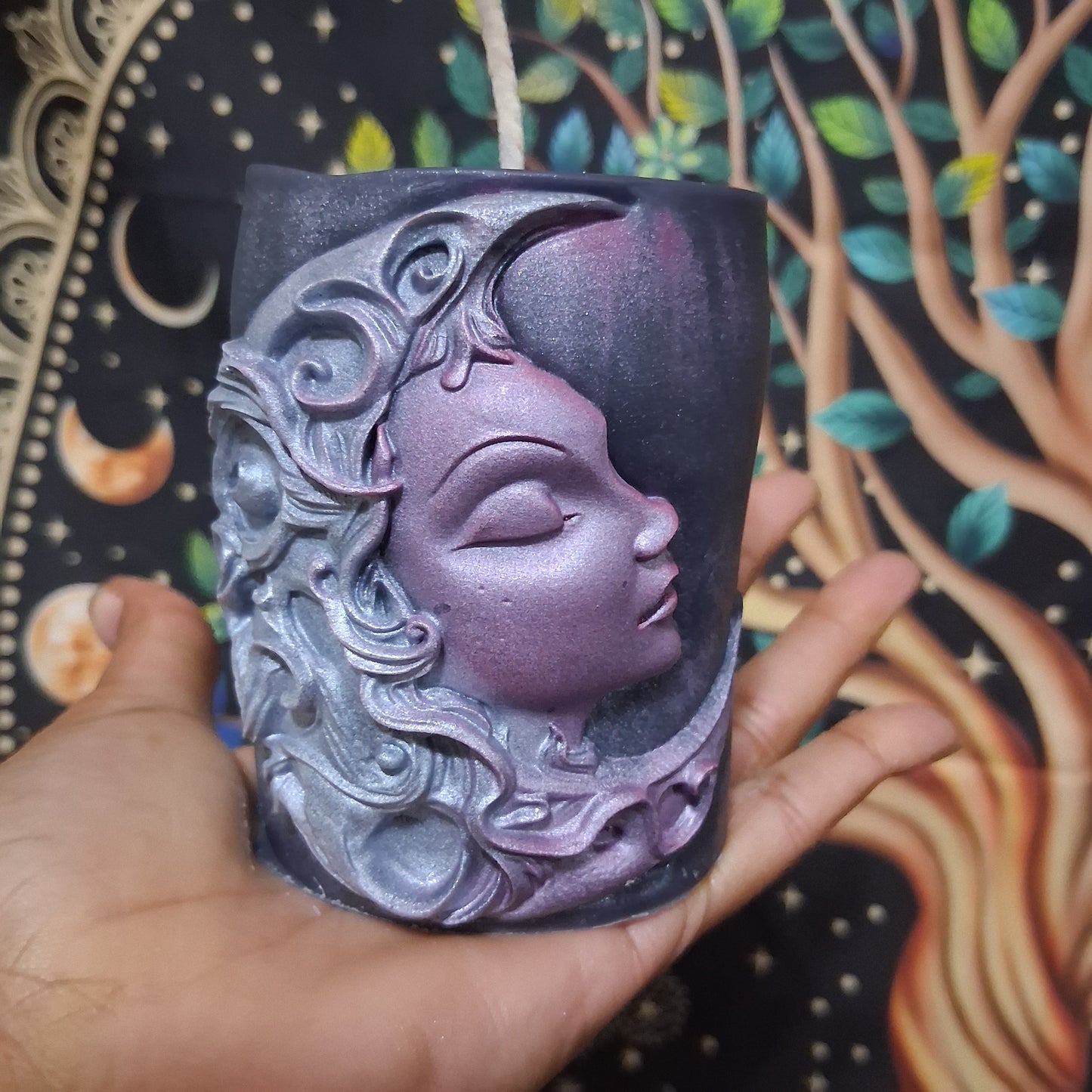 Diana's Light Moon Goddess Fertility Spell Candle