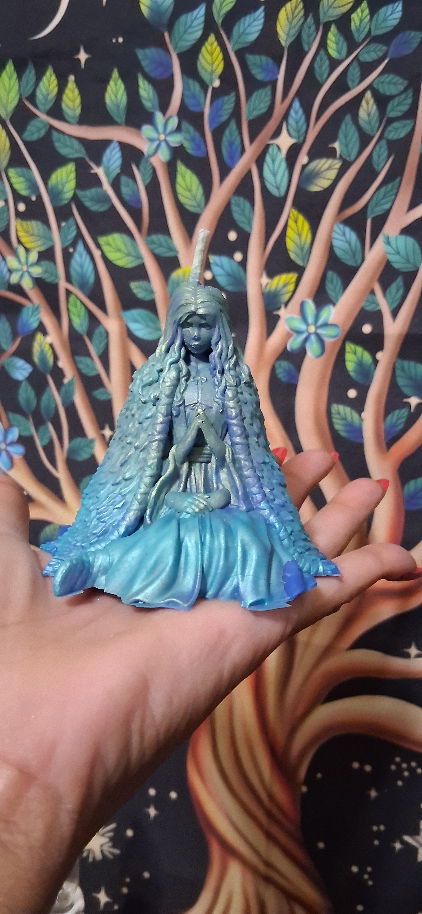 Yemaya's Embrace Praying Goddess Ritual Candle