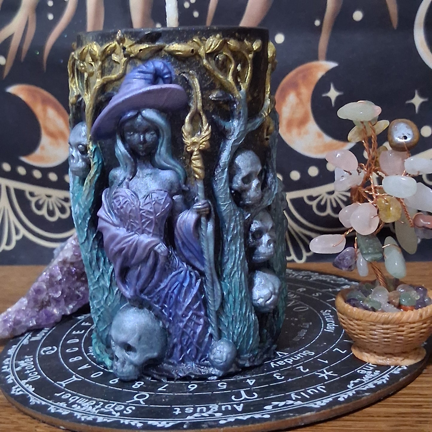 Aphrodite's Cove Witch Pillar Ritual Candle