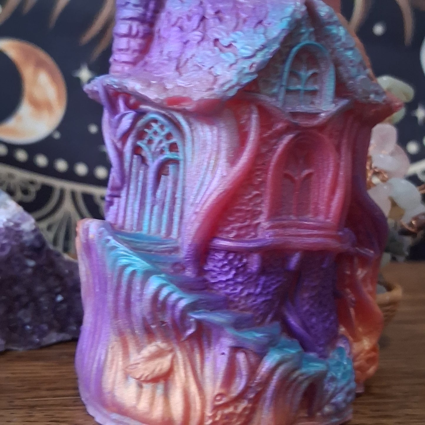 Rainbow Fae's Hidaway Treehouse Candle