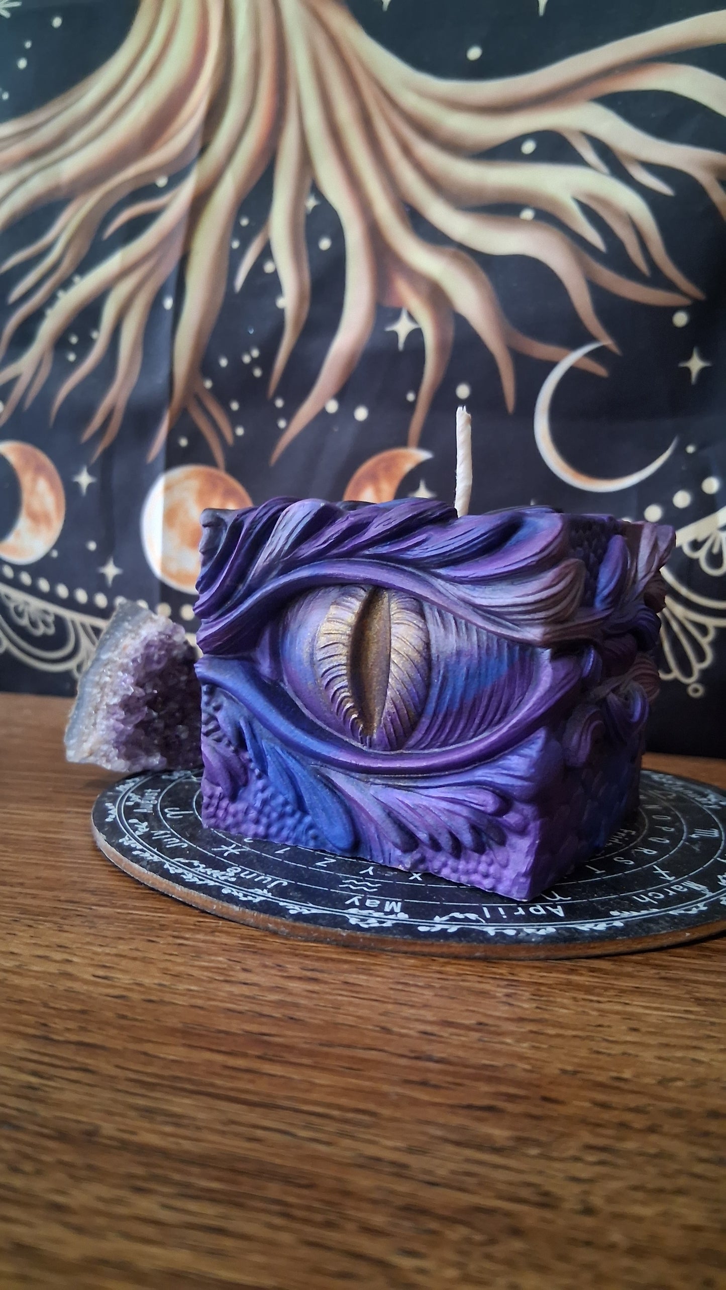 Amethyst Fyre Elixir Dragon Eye Pillar