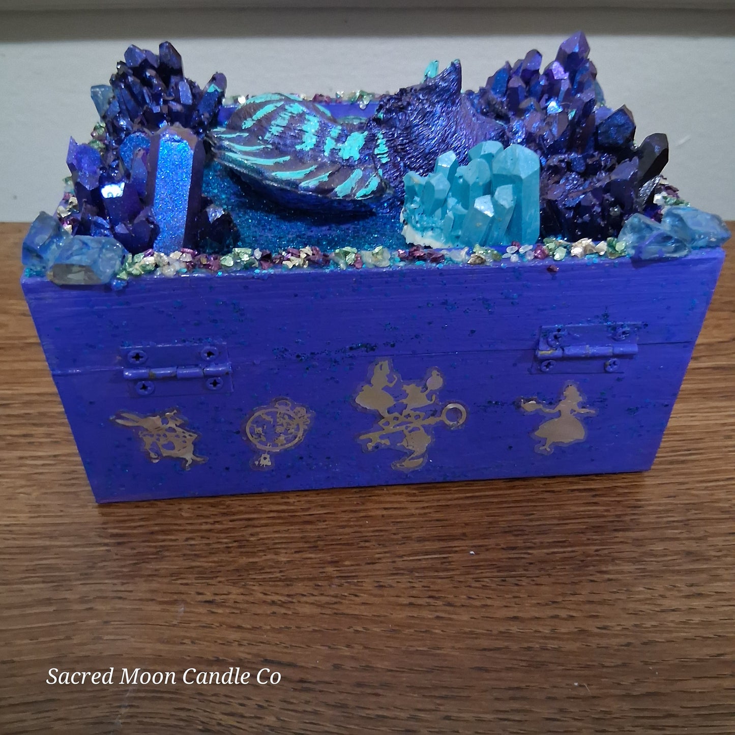 Blue Cat Dragon Apothecary Box