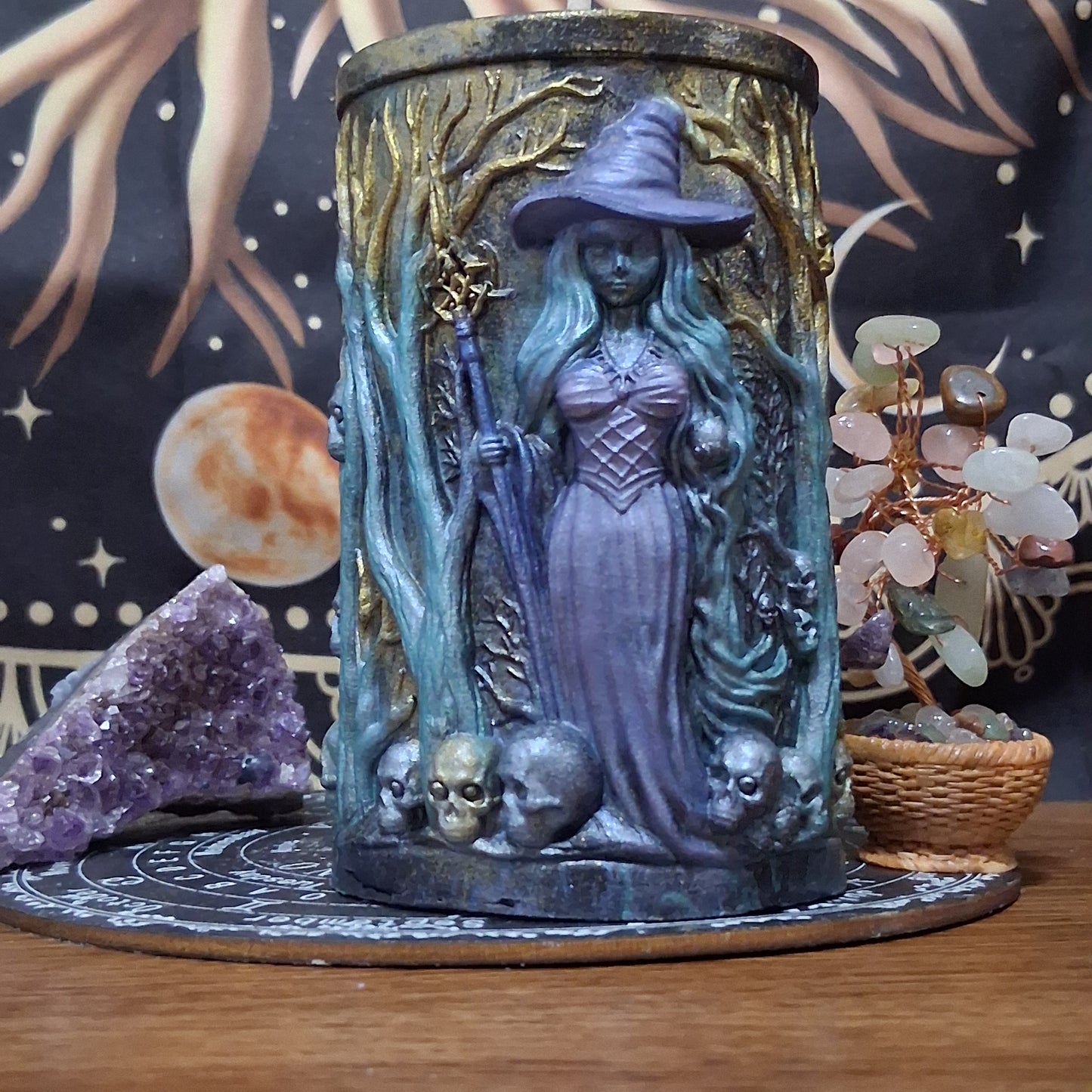 Aphrodite's Cove Witch Pillar Ritual Candle