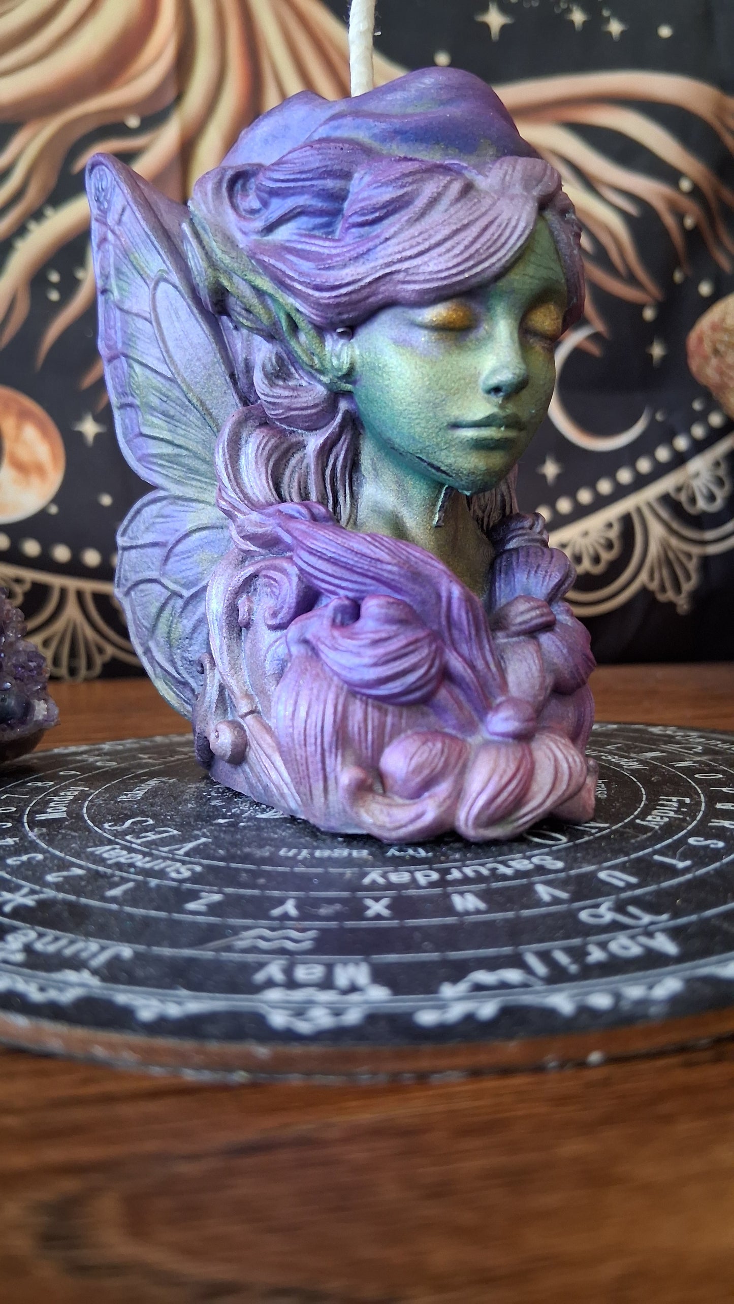 Absinthe Fairy Pillar Candle