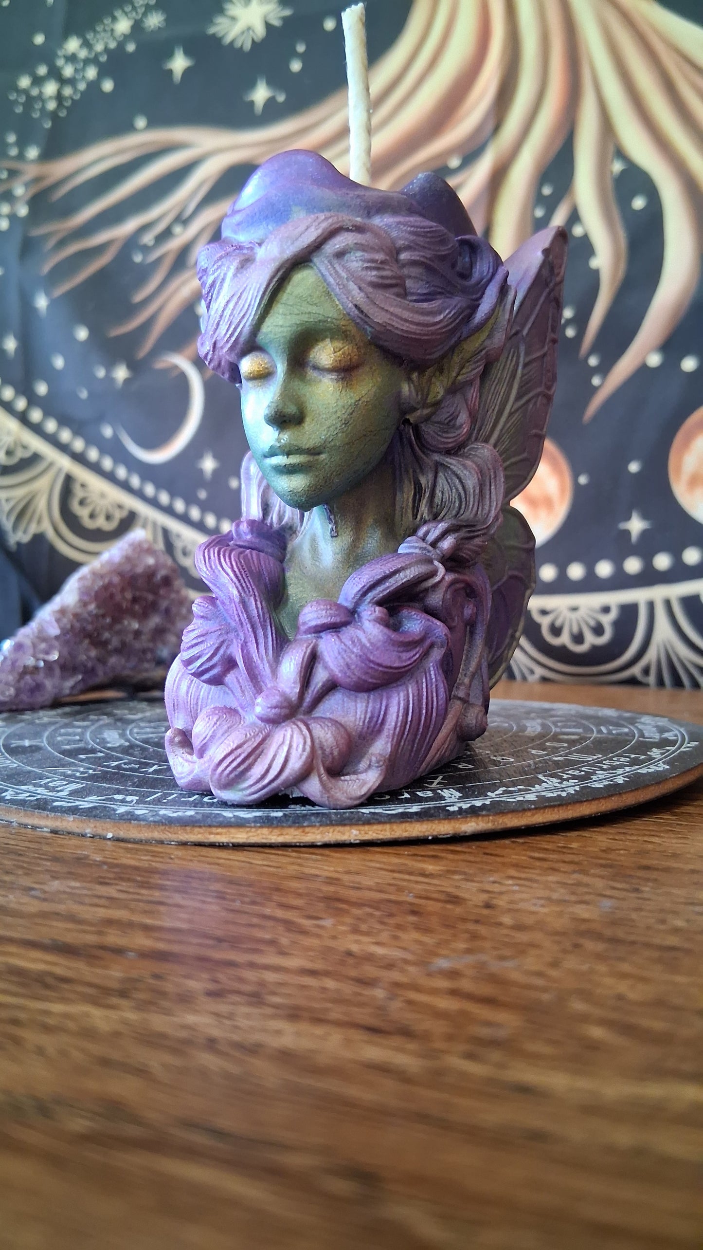 Absinthe Fairy Pillar Candle