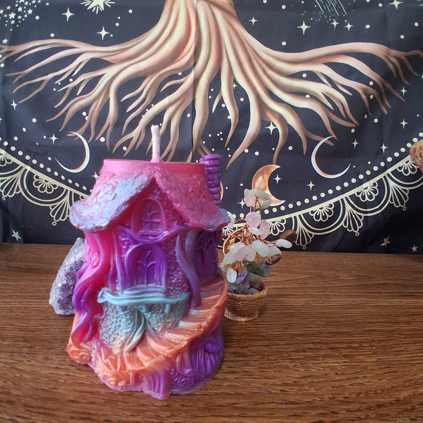 Rainbow Fae's Hidaway Treehouse Candle