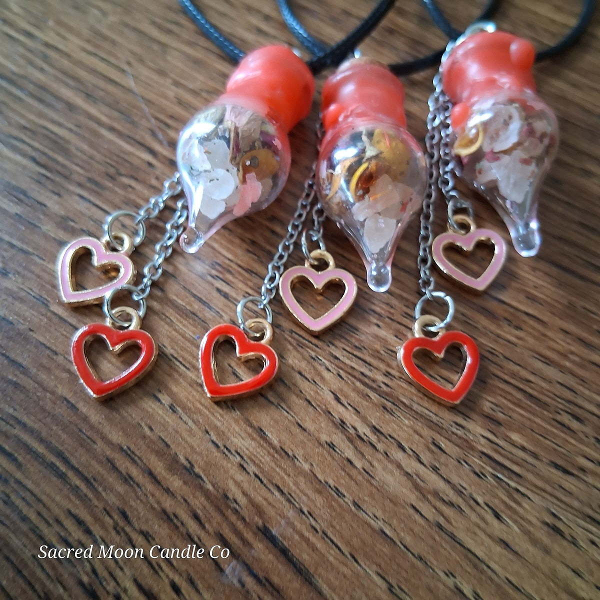 The Lovers Knott Spell Bottle Amulet Necklaces