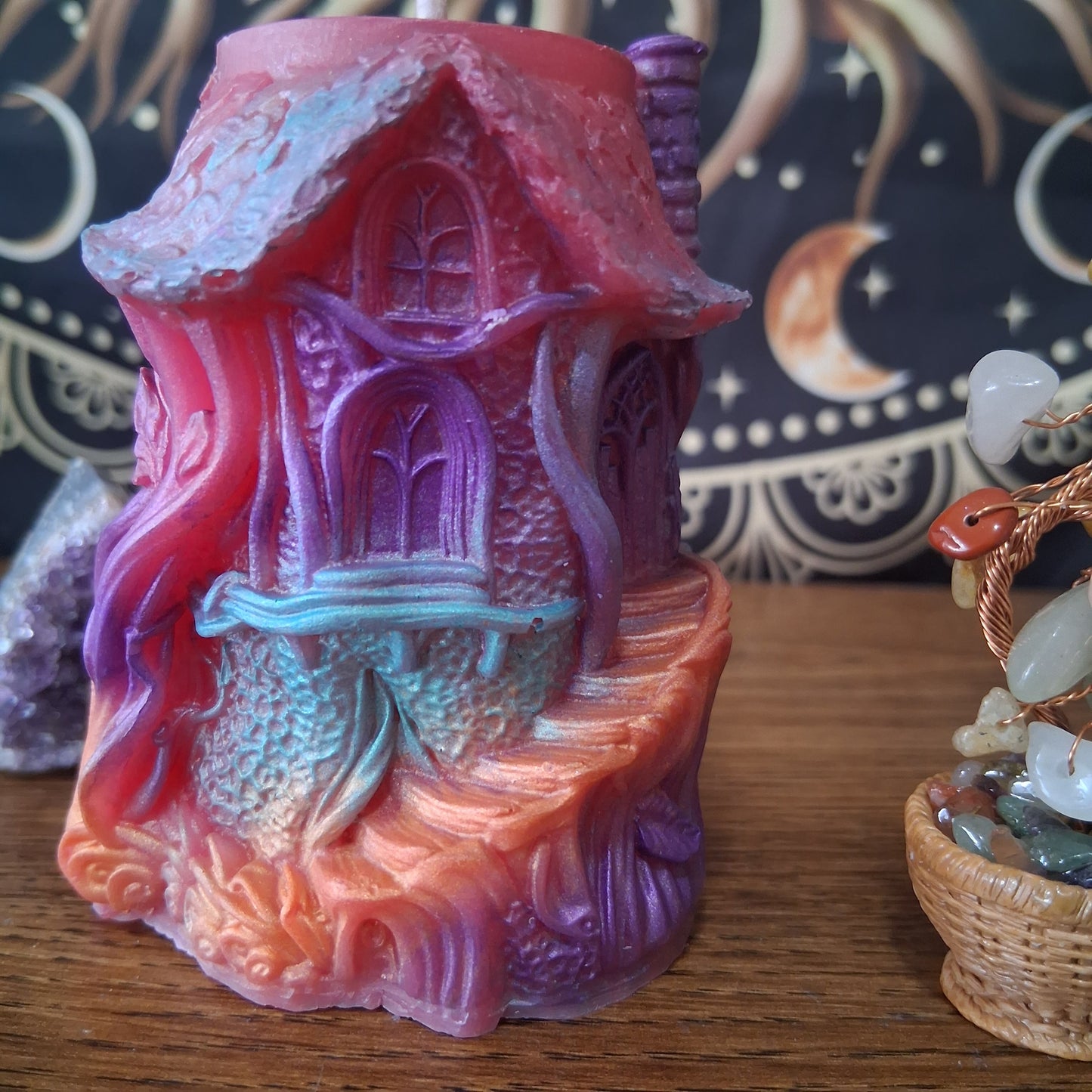 Rainbow Fae's Hidaway Treehouse Candle