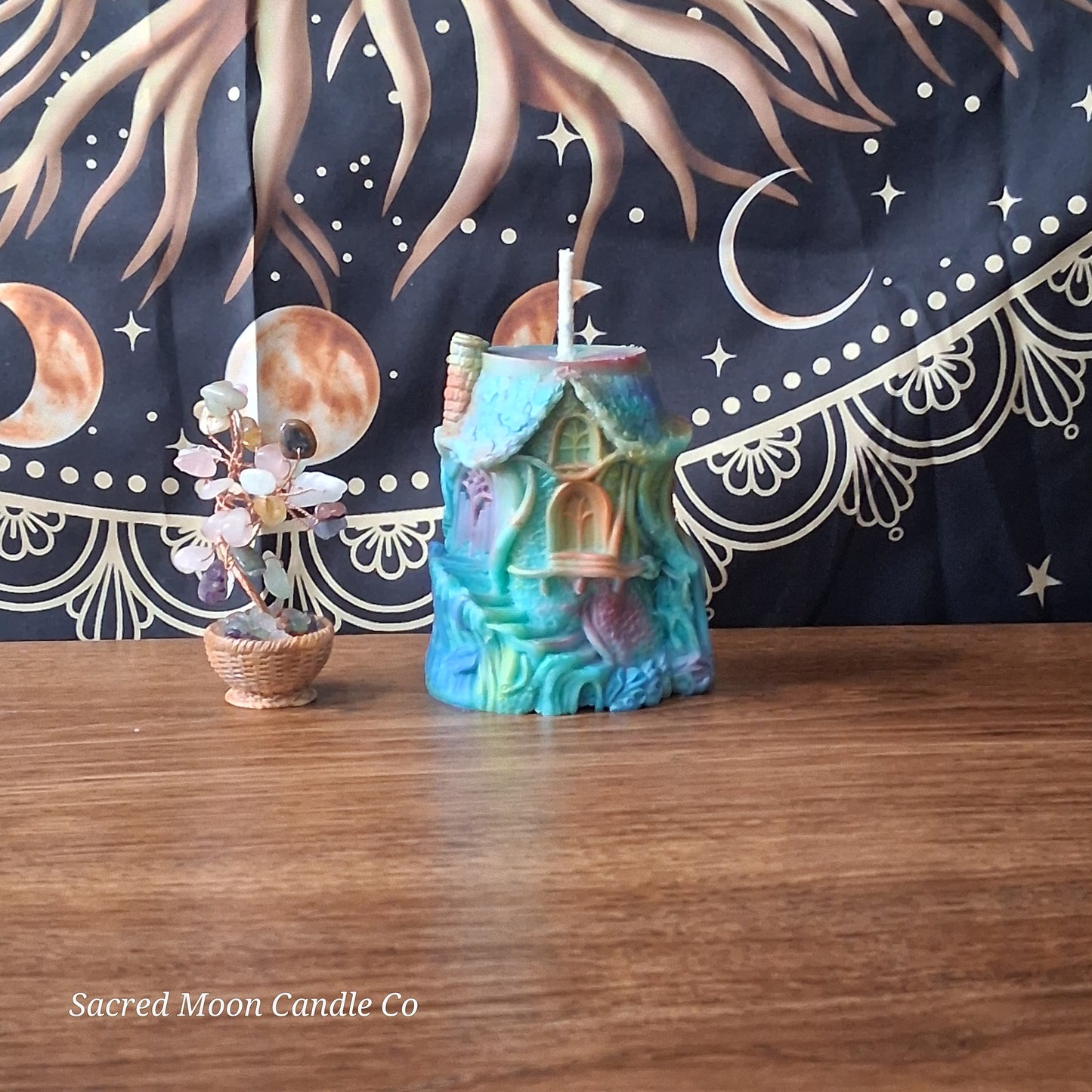 Rainbow Sherbert Sweet Blossom Scented Treehouse Candle