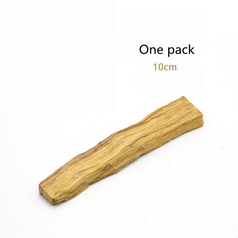 Sacred Moon Candle Co single 10cm palo santo for meditation and rituals stick on white background