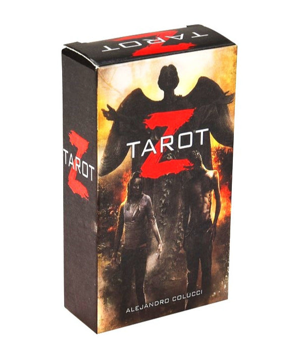 Sacred Moon Candle Co Tarot Z deck box for tarot and oracle decks for divination with dark angel artwork